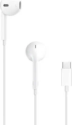 Apple EarPods Headphones with USB-C Plug, Wired Ear Buds with Built-in Remote to Control Music, Phone Calls, and Volume