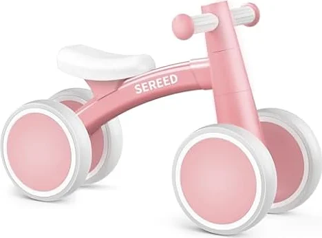SEREED Baby Balance Bike for 1 Year Old Boy Girl, First Birthday Gift Toy