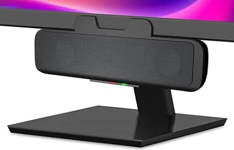 Cyber Acoustics CA-2890 USB Speaker Bar, 10W, Clip-On Monitor Mount Design