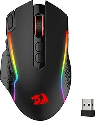 Redragon M810 PRO Wireless RGB Gaming Mouse 10000 DPI Remapping Keys