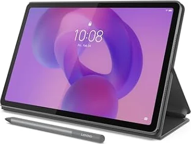Lenovo Idea Tab - College Tablet - 11″ 2.5K IPS Touchscreen Display - 90Hz - MediaTek Dimensity 6300-4 GB Memory - 128 GB Storage - Integrated Arm Mali-G57 MC2 - Tab Pen and Folio Case