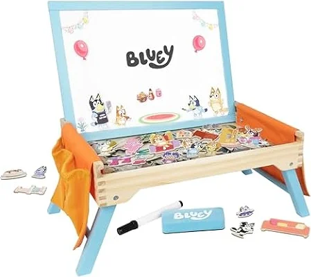 Bluey Art Creation Station, 100 Magnets & Whiteboard Lid