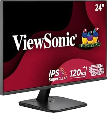 ViewSonic VA2456A-MHD 24 Inch 1080p IPS Computer Monitor, 120Hz, HDMI