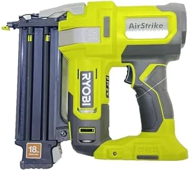 Ryobi 18V ONE+ 18-Gauge Cordless Airstrike Brad Nailer (Tool Only) P321