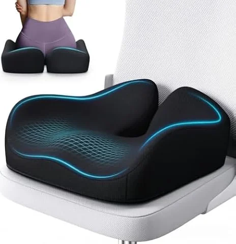 Benazcap Memory Foam Seat Cushion, Ergonomic Office Chair Cushion