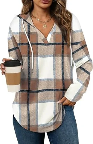 Bofell Women's Long Sleeve Sweatshirt Casual Pollover Hoodie Fall Tops Early Fashion Halloween Sweaters 2026 Trending Clothes Shirts Cowgirl Rodeo Outfits Teacher L