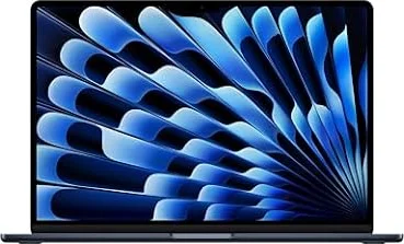 Apple 2026 MacBook Air 15-inch Laptop with M5 chip: Built for AI, 15.3-inch Liquid Retina Display, 16GB Unified Memory, 512GB SSD, 12MP Center Stage Camera, Touch ID, Wi-Fi 7; Midnight
