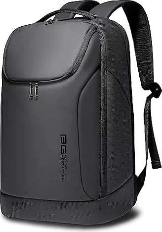 BANGE Business Smart Backpack Waterproof fit 15.6 Inch Laptop Backpack with USB Charging Port,Travel Durable Backpack, Black（no Usb）, L, Travel Backpacks
