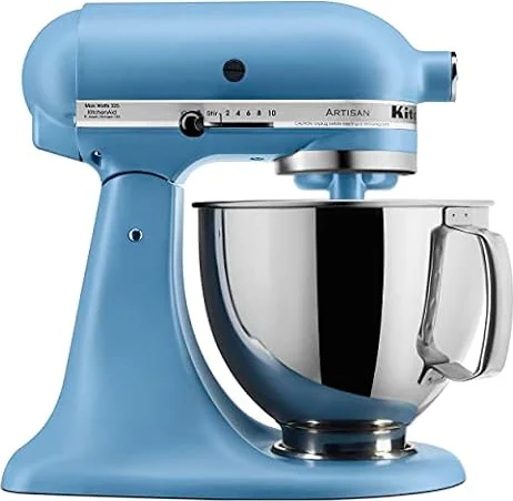 KitchenAid Artisan, 5-Qt Tilt Head Stand Mixer, KSM150PS, Blue Velvet