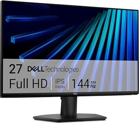 Dell 27 Monitor - SE2726H - 27-inch FHD (1920x1080) 144Hz 1ms Display, in-Plane Switching (IPS) Technology, AMD FreeSync™, TÜV 3-Star 2X HDMI, Tilt