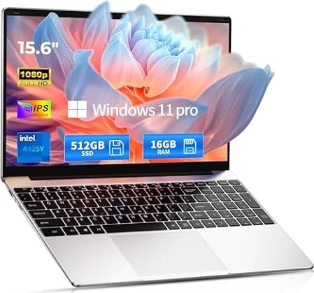 SAGAWHALE 2026 Windows 11 Pro Traditional Laptop Computer, 16GB RAM 512GB SSD for Business Student School College, 15.6" FHD IPS Display, Lightweight Portable, 4H Battery, 3.5 lbs