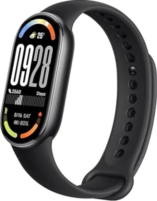 XIAOMI Mi Smart Band 10 (2025) Global Version - 1.72" AMOLED Display | 21 Days Battery Life | Touchscreen, Multi-Sport Tracker, Activity Tracker, Heart Rate Monitor | BT5.4 - (Midnight Black)