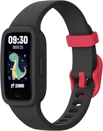 BIGGERFIVE Vigor Kids Fitness Tracker Watch AMOLED Screen, 3ATM Waterproof