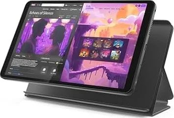 Lenovo Tab One - Lightweight Tablet - up to 12.5 Hours of YouTube Streaming - 8.7" HD Display - 4 GB Memory - 64 GB Storage - MediaTek Helio G85 - Includes Folio Case