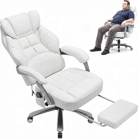 COLAMY Big and Tall Massage & Heat Office Chair, Ergonomic Gaming Chair