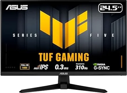 ASUS TUF Gaming VG259QMR5A 25 Inch 1080p 310Hz G-SYNC Gaming Monitor