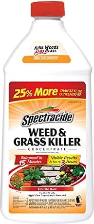 Spectracide Weed & Grass Killer Concentrate for Driveways & Walkways, 40 Oz