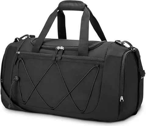 Vorspack 21 Inches Gym Bag for Men, Duffel Bag with Shoe Compartment
