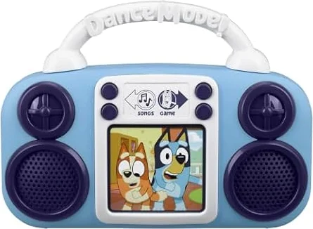 Bluey Toy Music Player, Toddler Toy with Built-in Music and Lights (Bluey)