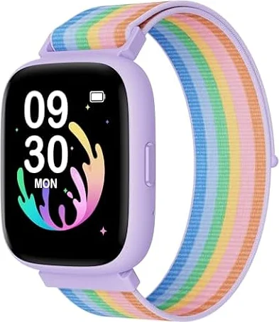 BIGGERFIVE Smart Watch for Kids, 1.8" Fitness Tracker Watch with Pedometer