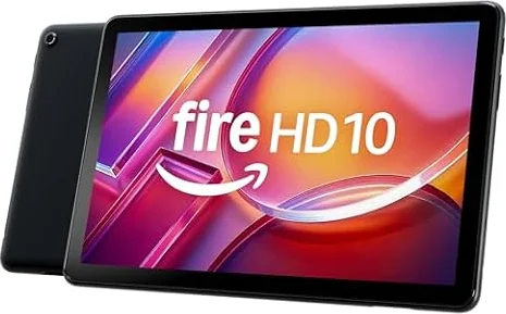 Amazon Fire HD 10 tablet, built for relaxation, 10.1" vibrant Full HD screen, octa-core processor, 4 GB RAM, 32 GB, Black