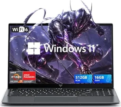 Light Gaming Laptop, ΑΜD Ryzen 7 5700U(Up to 4.3GHz), 16GB RAM 512GB SSD