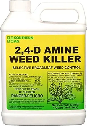 Southern Ag Amine 2,4-D WEED KILLER, 32oz - Quart