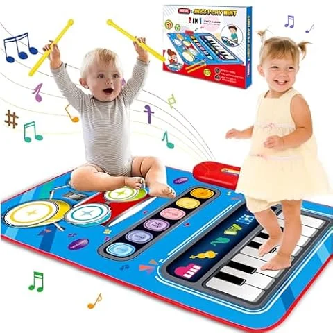 Baby Toys for 1 Year Old: 2 in 1 Baby Musical Mat Toddler Toys Age 1-2