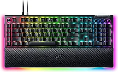 Razer BlackWidow V4 Pro Wired Mechanical Gaming Keyboard, Orange Switches