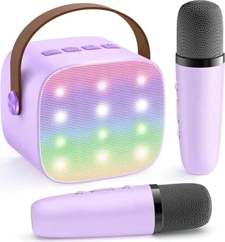YLL Karaoke Machine for Kids,Birthday Gifts for Girls 3 4 5 6 7 8+Years Old