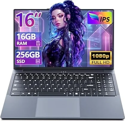 YOZISUAN Laptop Computer 16GB RAM 256GB SSD, Traditional Laptop Computers with Core i5 (Up to 3.60 GH) 16" IPS FHD 1920 * 1200, Laptop Computer for Students/Business with Backlit Keyboard