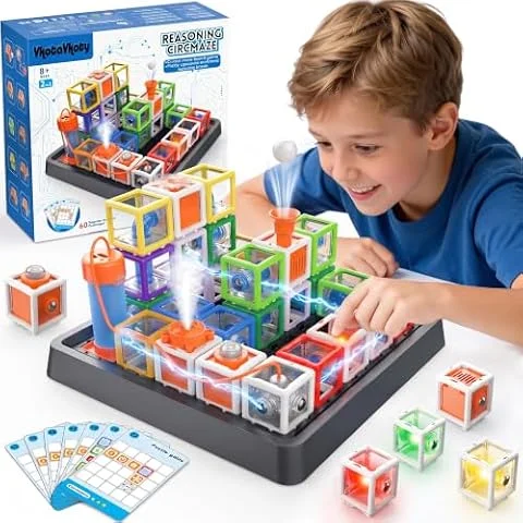 VkotaVkoty [2026 New] 3D Circuit Puzzle, STEM Toys for Ages 8-13 Board Game