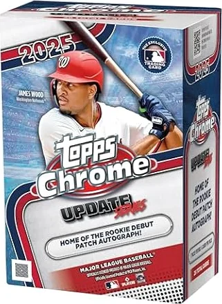 Topps 2025 Chrome Baseball Update Series Value Blaster Box