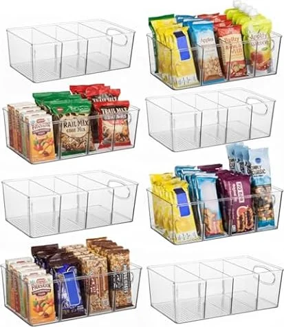 ClearSpace Pantry Organizers and Storage and Cabinet Organizer, 8 Pack