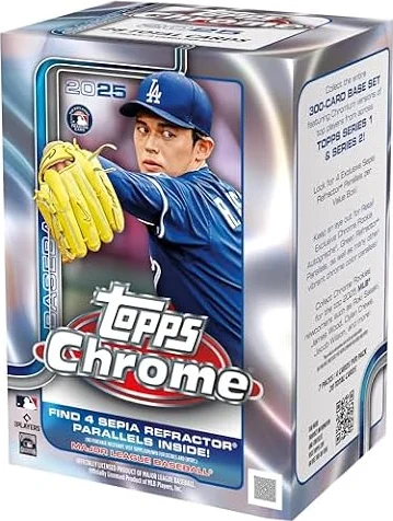2025 Topps Chrome MLB Baseball - Factory Sealed - Value Box