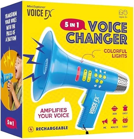 5 In 1 Voice Changer for Kids - Voice Changing Device for Boys & Girls