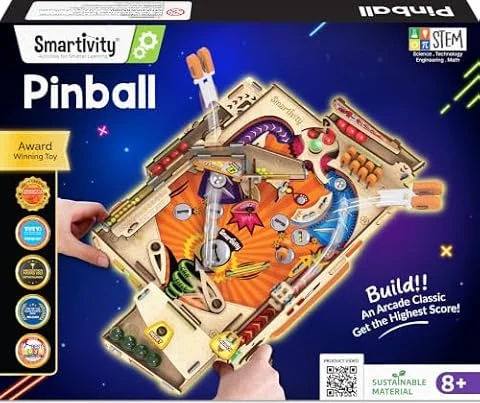 Smartivity DIY Pinball Machine I Global Award Winning Game Ages 8-99 Years