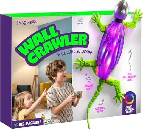 Remote Control Wall Crawler Gecko - Gifts for 4-10 Year Old Boy & Girls