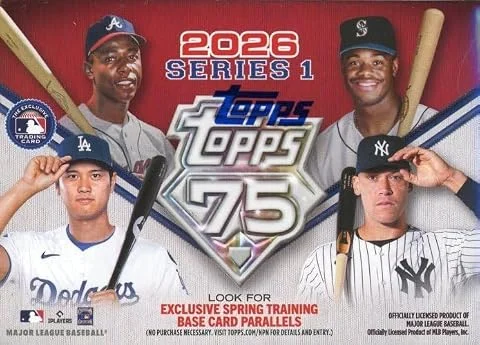 2026 Topps Series 1 Baseball EXCLUSIVE Sealed Blaster Box with (72) Cards!